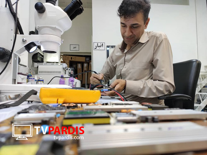 تعمیر تلویزیون OLED65C7 با ایراد روشن نمی شود